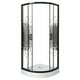 thumbnail image 4 of Shower Door Curvo Mosaic Black 70x70x199 Cm (incluye Receptáculo), 4 of 8