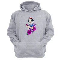 Genérico - Polerón Canguro Blanca Gris Claro Talla L Unisex