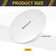 thumbnail image 2 of Uxcell 2Pcs Disco de Aluminio, 8"(200mm) Diámetro 0.06"(1.5mm) Grosor Hojas Redondas de Aluminio Placas de Círculo de Aluminio 5052 para Estampado de Metal, 2 of 6