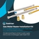 thumbnail image 2 of Kit de instalación de calentador de agua a gas Eastman con mangueras de 46 cm, 2 of 6
