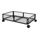 thumbnail image 3 of Contenedores de almacenamiento debajo de la cama, almacenamiento debajo de la cama con ruedas, cajón de almacenamiento debajo de la cama de metal pleg Negro, 3 of 5