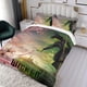 thumbnail image 3 of Película Wicked Conjunto de sábanas temático, trío de piezas, cómodo y amigable con la piel, diseño único, regalo de decoración para el hogar para familiares, amigos y fans, 90 cm * 190 cm, 3 of 6
