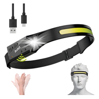 Genérico - Linterna Frontal Led Brillante Luz Camping Lampara De Cabeza Luz Blanco