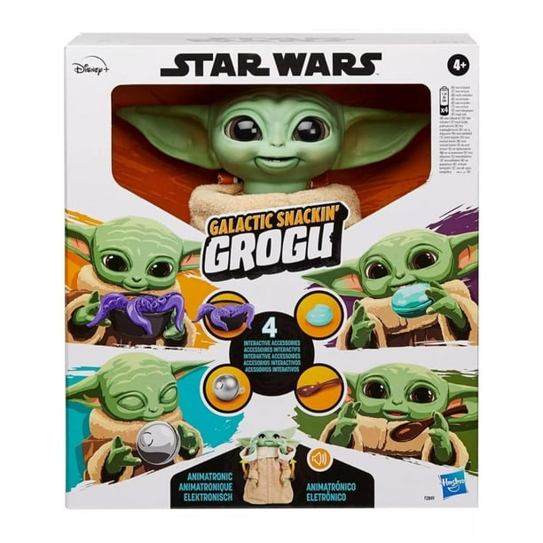 Juguete Figura Baby Yoda Interactivo Star Con Wars Sonidos Lider