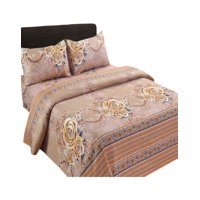 Genérica - Sábana King De 144 Hilos Algodón Suave 8O8