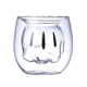 thumbnail image 1 of Taza De Vidrio De Doble Pared Hecha A Mano Para Amigos, Familias, Niños, Niñas, Niños Y Adultos, 1 of 3