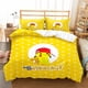thumbnail image 1 of Pok-mon Pika-chu 3 Pcs Comforter Set with 2 Pillowcases,Pokmo-n Pikach-u Bedding Set Sheet Set for Kids Adults,All Season Lightweight, 1 of 5