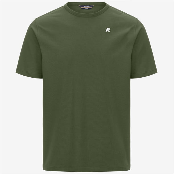 Polera K-Way Men Adame Stretch Green Cypress