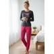 thumbnail image 1 of Pijama Micropolar Mujer Hello Kitty gris oscuro S, 1 of 8