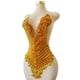 thumbnail image 2 of Parche aplique cosible de pedrería cristal dorada hecho a mano, 2 of 6