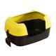 thumbnail image 1 of Caja De Arena Para Mascotas Con Parte Superior Abierta Y Lados Altos Para Gatos Peque?os Y Grandes, De Color Amarillo Y Negro, 1 of 5
