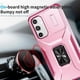 thumbnail image 5 of Funda Armada para Samsung Galaxy A16 con Tapa Deslizante y Soporte Magnético Giratorio Rosa, 5 of 5
