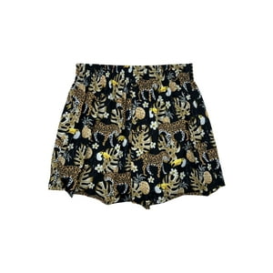 Samia - Short De Natacion Secado Rapido Mujer Leopardos L
