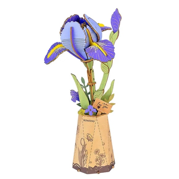 Flor de Madera Purple Iris Rolife
