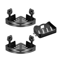 Bothyi - Organizador De Estante De Almacenamiento De Champú, Organizador De Ducha Para Sala De Estar, Ducha, 2 Uds. Con Jabonera