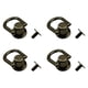 thumbnail image 5 of 4x Bolsa De Metal Anclajes Laterales Monedero Fabricación Hebillas Ganchos Cierres Cobre Gris, 5 of 5