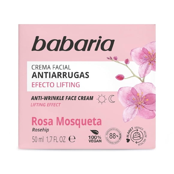Crema facial Babaria Rosa Mosqueta Anti Arrugas 50ml