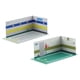 thumbnail image 1 of 2 Piezas 1:32 Estacionamiento Modelo Coche Diecast Garaje Escena Estilo C, 1 of 5
