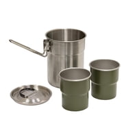 Set De Cocina Stansport Para 2 Personas Con Olla De Acero Inoxidable, Para 2 Personas, Con Olla De 1