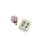 thumbnail image 1 of Mini Aros Acero Quirúrgico Piedra Circón Dorado, 1 of 3