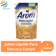 thumbnail image 3 of Jabon Liquido Para Manos y Cuerpo Humectante Avena y Almendra Arom 750 ml Pack 2 Unidades, 3 of 3