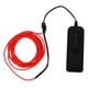 thumbnail image 2 of Luminescente Luces Led Neón Resplandor El Hilo Cuerda 5 Metros Rojo, 2 of 3