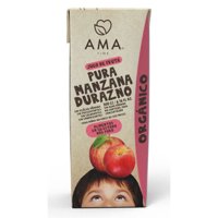 Jugo De Fruta Orgánico Manzana Durazno 200 Ml 200 Ml Ama