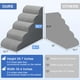 thumbnail image 3 of Dog Stairs MEJYJEM Rampa de 5 peldaños para perros y gatos pequeños, 73 cm, color gris, 3 of 7