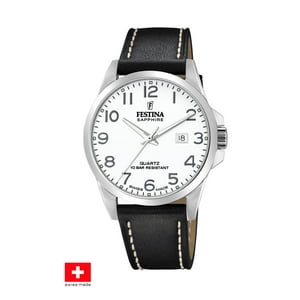 Reloj F20025/1 Festina Swiss Plateado Hombre Swiss Made
