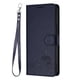 thumbnail image 1 of Funda tipo cartera FOXDOCK para Samsung Galaxy A21S con soporte, ranuras, RFID, diseño de gato, 1 of 5
