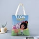 thumbnail image 2 of Cleo y Cuquín Bolso de tela con estampado de lienzo para mujer, bolsa de compras reutilizable y estética, con cremallera interior, regalo para mujer, 35 × 40 cm., 2 of 6