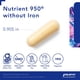 thumbnail image 3 of Suplemento Nutrient 950 Sin Hierro 180 Cápsulas, 3 of 3