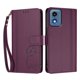 thumbnail image 3 of Funda Cartera Trébol para Motorola Moto G Play 2024 5G con Ranuras Tarjetas y Carga Inalámbrica Violeta, 3 of 6