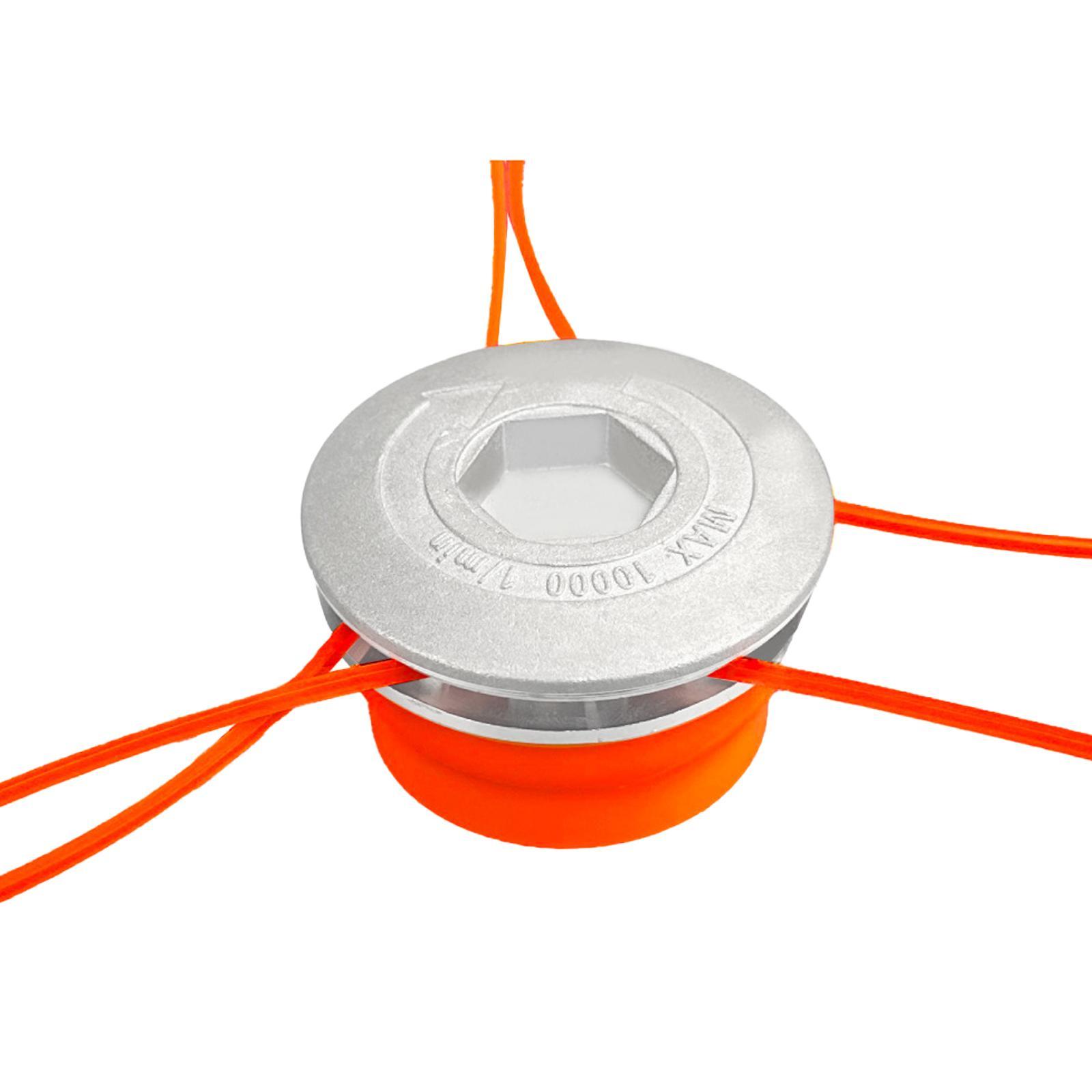 Magideal - Cabezal De Cortador De Césped De Cabecera De Cortador De Cepillo, Instalación Simple, Accesorios, Cabezal De Corte De Cuerda, Para Jardín De Césped De