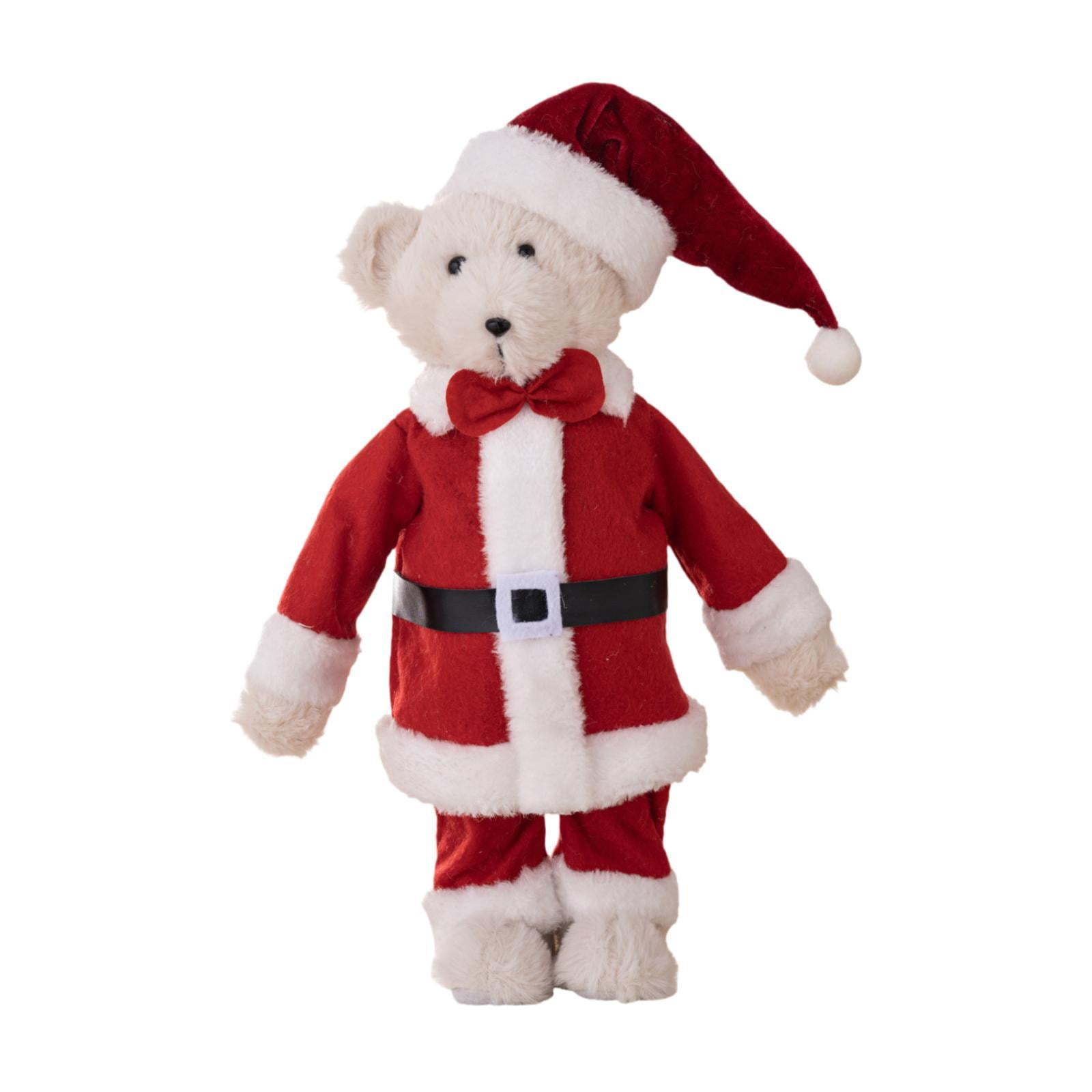 Bothyi - Oso De Peluche Navideño De Pie, Lindo Oso Navideño Para Fiestas, Vacaciones, Cumpleaños