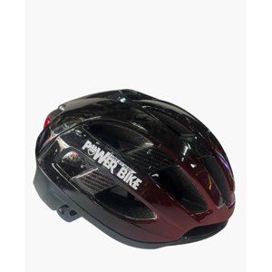 Casco Gravel Powerbike Talla S-M Negro/Rojo