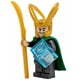 thumbnail image 1 of Figura Minifigura LEGO Superhéroes Loki con Bastón y Teseracto, 1 of 3