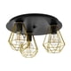 thumbnail image 1 of Lampara Techo Tarbes 2 Dorado E27 3X40W, 1 of 1