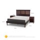 thumbnail image 3 of Cama Europea Curve Smart 2 Plazas Nw Trn Choc, 3 of 9