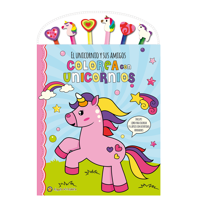 Editorial Guadal - Libro Colorea Con Unicornios:El Unicornio Y Sus Amigos