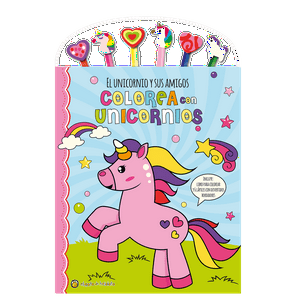 Editorial Guadal - Libro Colorea Con Unicornios:El Unicornio Y Sus Amigos