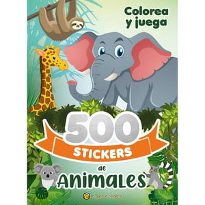 Editorial Guadal - Libro 500 Stickers De Animales