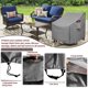 thumbnail image 4 of Fundas para Sillas de Patio okcool 600D Impermeables Paquete de 2 Gris, 4 of 7