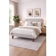 thumbnail image 1 of Cama Plaza y Media Turin Gris Claro Respaldo + Base + Colchon Mery Desing Excellence Plus, 1 of 7