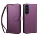 thumbnail image 1 of Funda Tipo Billetera para samsung galaxy S23 PLUS con Soporte y Bolsillo con Cierre Violeta intenso, 1 of 1