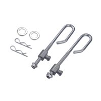Magideal - Kit De 2 Varillas De Soporte Para Elevación De Puente Con Tuercas De Seguridad De Muñón, Kit Para Elevación De Puente Para 102, 105, 115, 125, 135, 14