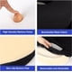 thumbnail image 5 of Cojín De Asiento De Coche Oficina Y Almohada De Soporte Lumbar Negro, 5 of 6