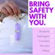 thumbnail image 3 of Llavero con alarma personal SECURITYMAN, alarma de seguridad, color morado, 3 of 8