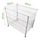 thumbnail image 2 of Canasto cesta carro con rueda grande 90cm blanco, 2 of 3