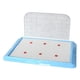 thumbnail image 5 of Bandeja De Arena Para Mascotas, Orinal Para Perros, Inodoro Pequeño, Soporte Para Almohadilla De Animales, Caja De Arena Para Perros, Azul, 5 of 5